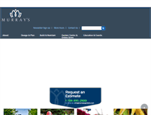 Tablet Screenshot of murraysgardens.com